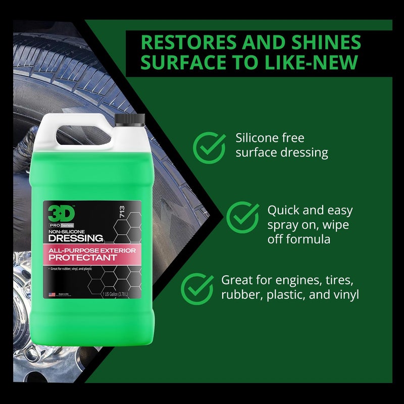 3D Non-Silicone Dressing - Body Shop Safe Dressing - Silicone-Free 1 Gallon - Image 3
